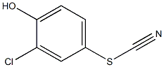 Thiocyanic acid, 3-chloro-4-hydroxyphenyl ester Struktur