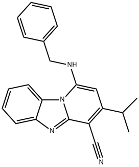 611197-67-2 1-(benzylamino)-3-isopropylbenzo[4,5]imidazo[1,2-a]pyridine-4-carbonitrile