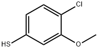 4-chloro-3-methoxybenzenethiol Struktur