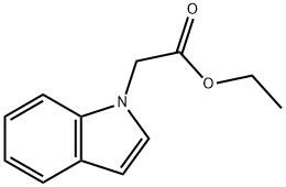 Ethyl 1-indoleacetate, 97%,61155-69-9,结构式
