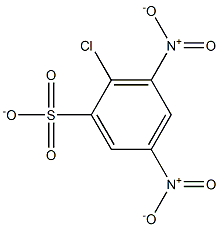 2-chloro-3,5-dinitrobenzenesulfonate Struktur