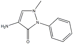 3H-Pyrazol-3-one, 4-amino-1,2-dihydro-1-methyl-2-phenyl- 结构式