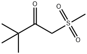 1-甲磺酰-3,3-二甲基丁烷-2-酮,61524-35-4,结构式