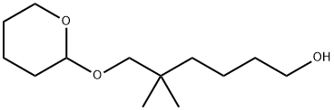 5,5-二甲基-6-((四氢-2H-吡喃-2-基)氧代)己烷-1-醇, 615288-01-2, 结构式
