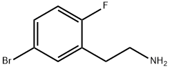 2-(5-BROMO-2-FLUOROPHENYL)ETHANAMINE,615534-62-8,结构式