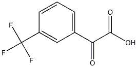 Benzeneacetic acid, a-oxo-3-(trifluoromethyl)- 化学構造式