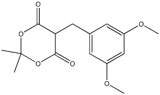 1,3-Dioxane-4,6-dione, 5-[(3,5-dimethoxyphenyl)methyl]-2,2-dimethyl-