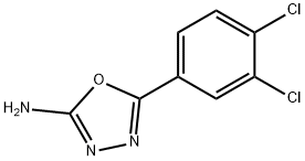 5-(3,4-二氯苯基)-1,3,4-恶二唑-2-胺,62035-95-4,结构式