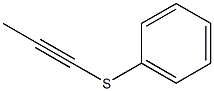 1-苯硫基-1-丙炔 结构式