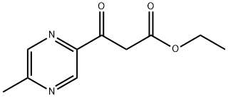 ethyl 3-(5-methylpyrazin-2-yl)-3-oxopropanoate Struktur