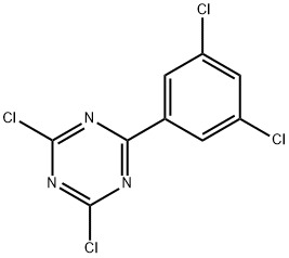 2,4-二氯-6-(3,5-二氯苯基)-1,3,5-三嗪, 62144-20-1, 结构式