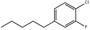 3-氟-4-氯正戊基苯, 622396-68-3, 结构式
