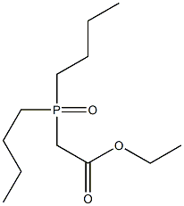 Acetic acid, (dibutylphosphinyl)-, ethyl ester,6225-95-2,结构式