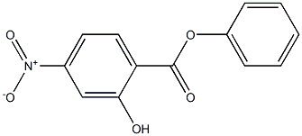Benzoic acid, 2-hydroxy-4-nitro-, phenyl ester Structure