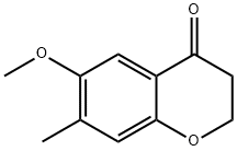 6-METHOXY-7-METHYL-3,4-DIHYDRO-2H-1-BENZOPYRAN-4-ONE Structure