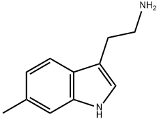 2-(6-methyl-1H-indol-3-yl)ethanamine Struktur