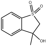 3-Hydroxy-3-methyl-2,3-dihydrobenzothiophene 1,1-Dioxide Structure