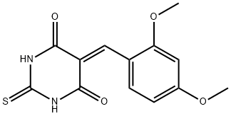 62581-41-3 5-(2,4-dimethoxybenzylidene)-2-thioxodihydropyrimidine-4,6(1H,5H)-dione