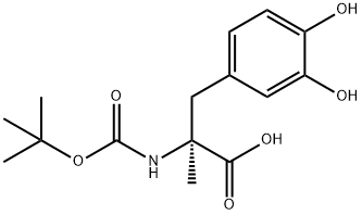 L-Tyrosine, N-[(1,1-dimethylethoxy)carbonyl]-3-hydroxy-a-methyl- Structure