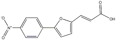 (E)-3-[5-(4-Nitro-phenyl)-furan-2-yl]-acrylic acid,62806-39-7,结构式