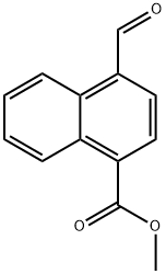 4-甲酰基萘-1-羧酸甲酯,62855-40-7,结构式
