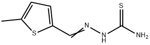 Hydrazinecarbothioamide,2-[(5-methyl-2-thienyl)methylene]- Structure
