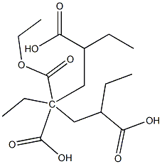1,3,3,5-Pentanetetracarboxylicacid, 1,3,3,5-tetraethyl ester Structure