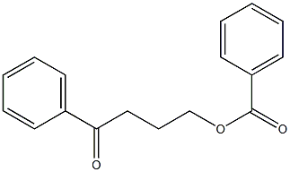 1-Butanone, 4-(benzoyloxy)-1-phenyl- 化学構造式