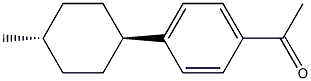 1-[4-(trans-4-Methylcyclohexyl)phenyl]ethanone Structure
