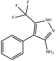 4-PHENYL-3-(TRIFLUOROMETHYL)-1H-PYRAZOL-5-AMINE Struktur