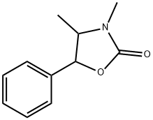 3,4-dimethyl-5-phenyl-oxazolidin-2-one Structure