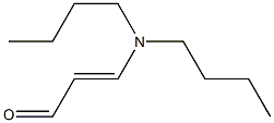 2-Propenal, 3-(dibutylamino)- Struktur
