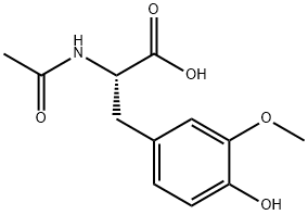 2-(N-ACETYLACETAMIDO)-3-(4-HYDROXY-3-METHOXYPHENYL)PROPANOIC ACID,63357-45-9,结构式