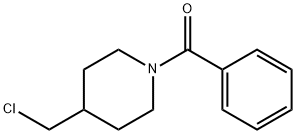 (4-(CHLOROMETHYL)PIPERIDIN-1-YL)(PHENYL)METHANONE Struktur