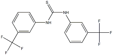 1,3-bis[3-(trifluoromethyl)phenyl]thiourea Struktur