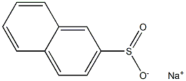 2-Naphthalenesulfinic acid, sodium salt Structure