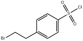 4-(2-bromoethyl)benzene-1-sulfonyl chloride Structure