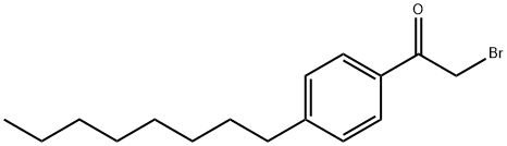 2-bromo-1-(4-octylphenyl)ethanone Struktur