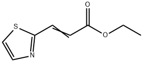 Ethyl 3-(thiazol-2-yl)acrylate,64107-59-1,结构式
