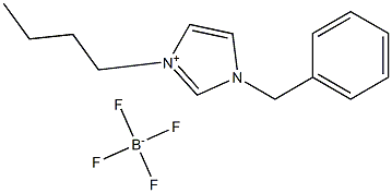 1-Benzyl-3-butylimidazolium tetrafluoroborate 结构式