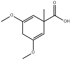 3,5-DIMETHOXY-1-METHYLCYCLOHEXA-2,5-DIENECARBOXYLIC ACID,64286-79-9,结构式