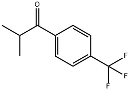 2-METHYL-1-[4-(TRIFLUOROMETHYL)PHENYL]PROPAN-1-ONE 化学構造式