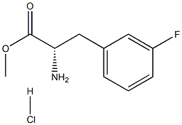 DL-3-氟苯丙氨酸甲酯盐酸盐,64493-16-9,结构式