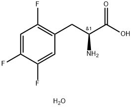 2,4,5-Trifluoro-L-Phenylalanine monohydrate Struktur