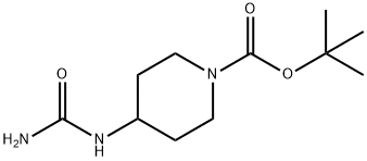 tert-butyl 4-(carbamoylamino)piperidine-1-carboxylate Structure