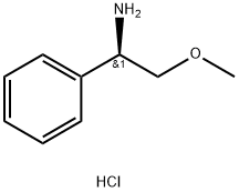 (R)-2-甲氧基-1-苯乙胺盐酸盐, 64715-86-2, 结构式