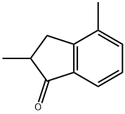 1H-INDEN-1-ONE, 2,3-DIHYDRO-2,4-DIMETHYL- Struktur
