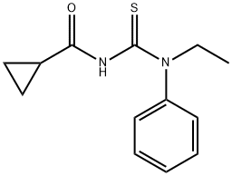 649733-74-4 N-{[ethyl(phenyl)amino]carbonothioyl}cyclopropanecarboxamide