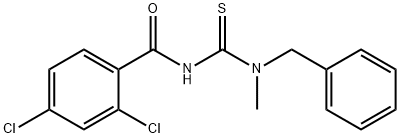 649734-02-1 N-{[benzyl(methyl)amino]carbonothioyl}-2,4-dichlorobenzamide