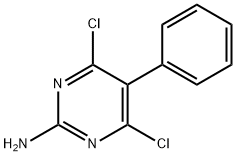 4,6-二氯-5-苯基嘧啶-2-胺,65004-49-1,结构式